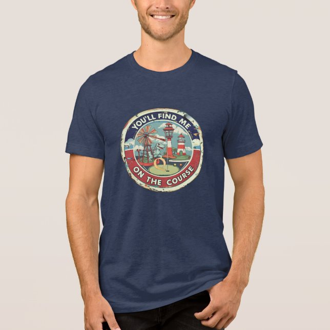 Mini-Golf Entusiast T Shirt (Framsida)