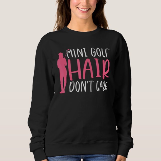 Mini Golf Hår spelar ingen roll   Mini Golf T Shirt (Framsida)
