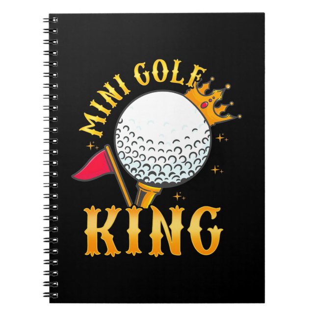 Mini Golf Kung Anteckningsbok (Framsidan)