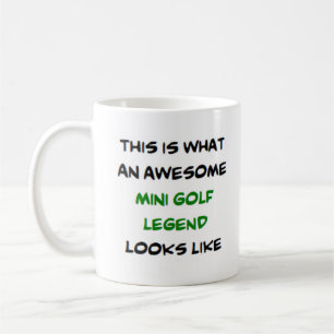 Mini golf-legend, fantastisk kaffemugg