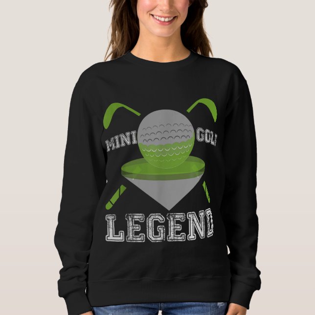 Mini Golf Legend Funny Hobby Sport Champ T Shirt (Framsida)