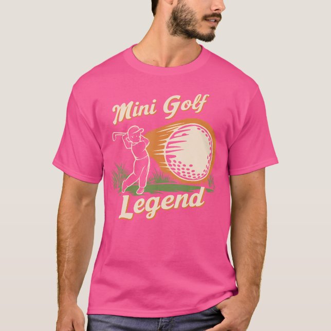 Mini Golf Legend Funny Miniature Golf Champion T Shirt (Framsida)