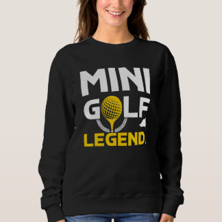 Mini Golf Legend Golfer Golfing Putter Swing Hål T Shirt