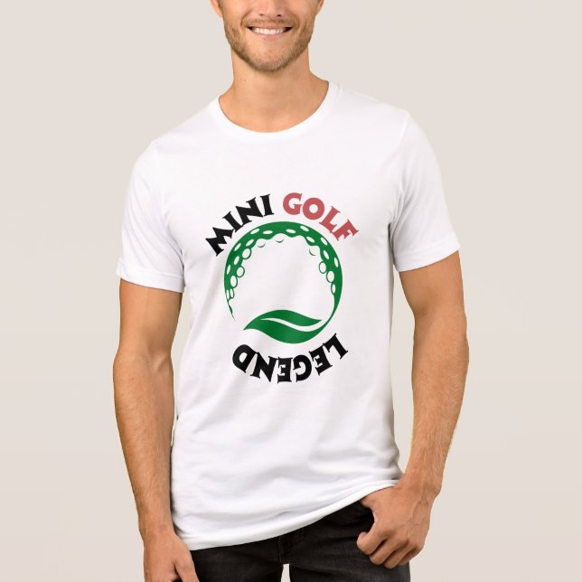 Mini Golf Legend T Shirt (Framsida)