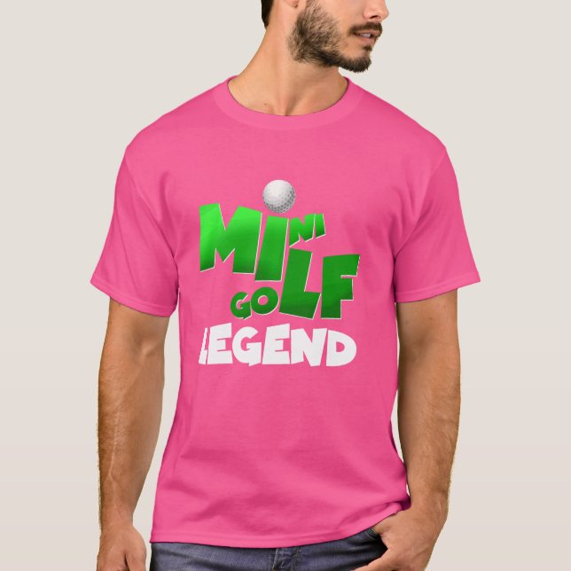 Mini Golf Legend Ultimat Design för Spelare T Shirt (Framsida)