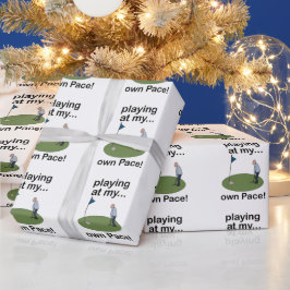 Mini Golf Minigolf Spelar i min egen takt Golfare Presentpapper