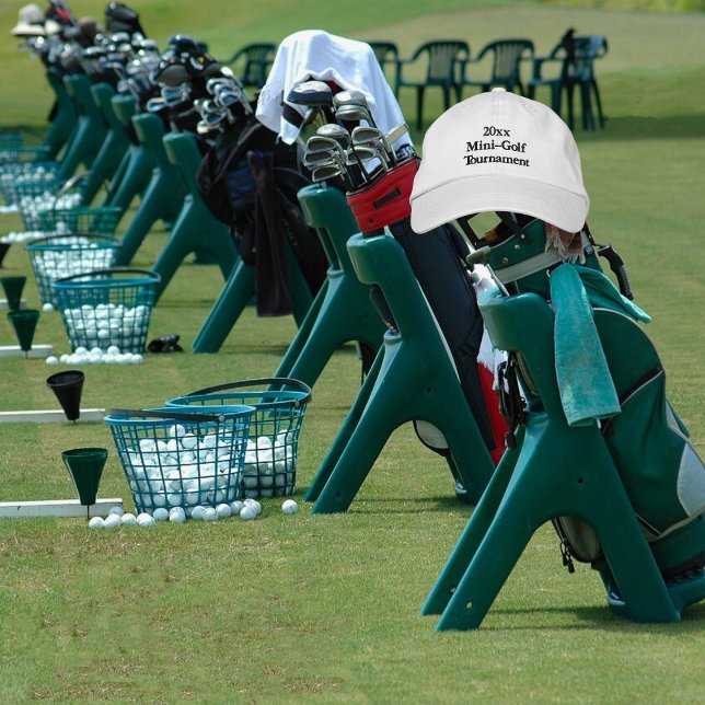 Mini Golf Tournament Corporate Party Broderad Keps (Skapare uppladdad)