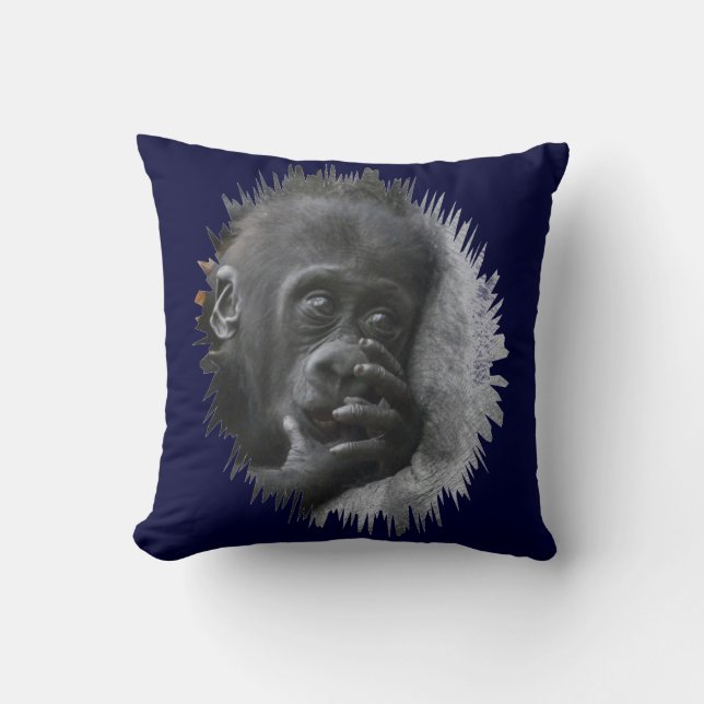 Mini gorilla kudde (Framsida)