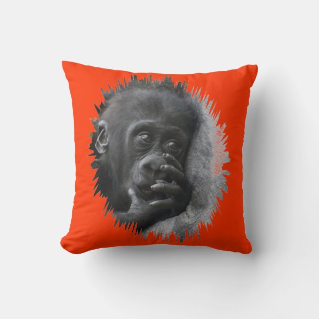 Mini gorilla kudde (Framsida)