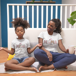 Mini Groovy med eget namn Matchande barn T Shirt