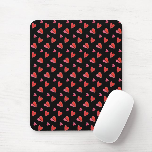 MINI HEARTS II Mousepad Musmatta (Med mus)