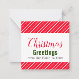 Mini Helgdag-spelkort Anteckningskort