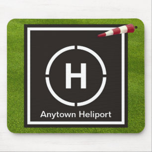Mini- helikopterlandning vadderar - den Anytown Musmatta