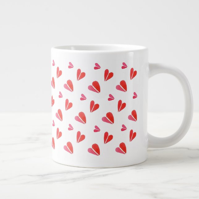 MINI HJÄRTAN Stor mugg Jumbo Mugg (Höger)