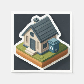 Mini house pappersservett