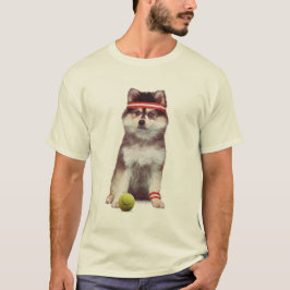 Mini-Husky Tennis Time T Shirt