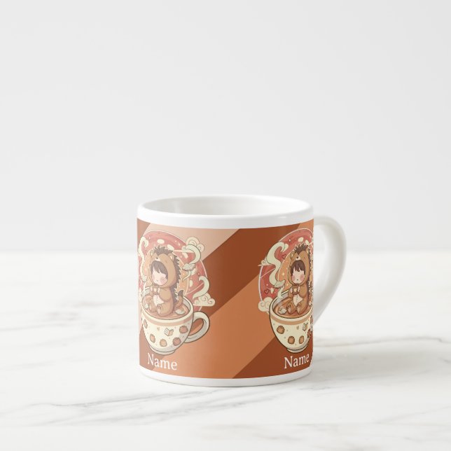 Mini Igelkott Espresso Kopp Espressomugg (Framsida höger)