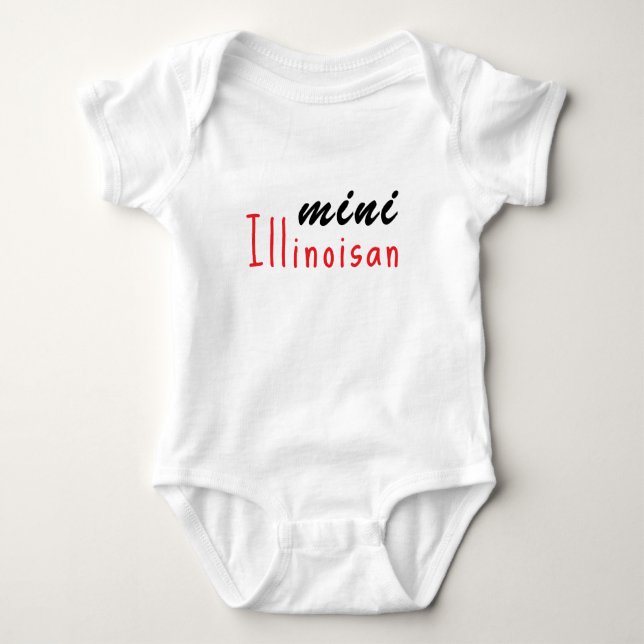 Mini Illinoisan, Babypresent, Flicka, Pojke, Unise T Shirt (Framsida)
