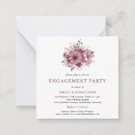 MINI | Inbjudan till Förlovningsfest av Lila Blomm