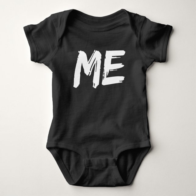 Mini jag matchade med mig baby t shirt (Framsida)