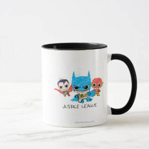 Mini Justice League Sketch Mugg