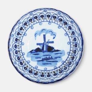 Mini- konst Delft pläterar Magnet