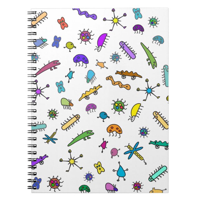 Mini Kryp och Mini-Beasterna Anteckningsbok (Framsidan)