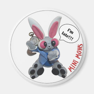 Mini- magnet för Mons "mig förmiddag SENT"