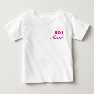 Mini Maid Baby Tshirt Rosa/White T-shirt
