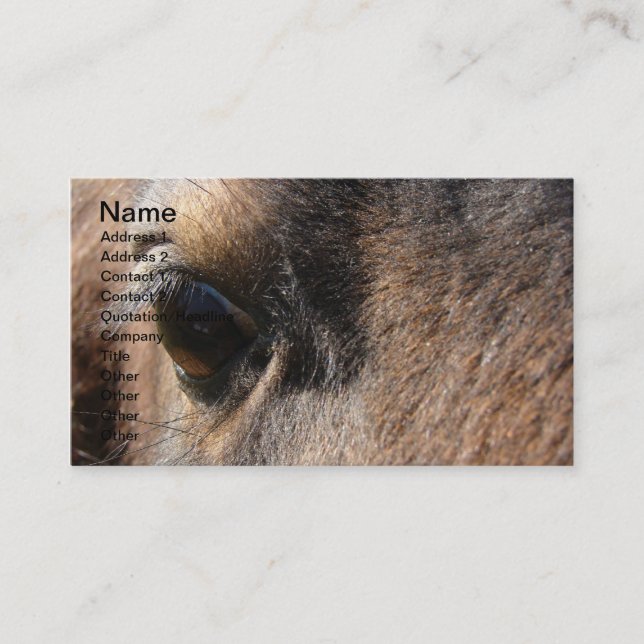 Mini Mare Öga Visitkort (Framsida)