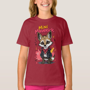 Mini Maverick Cool Rebel Coyote Lekplats Punk T Shirt