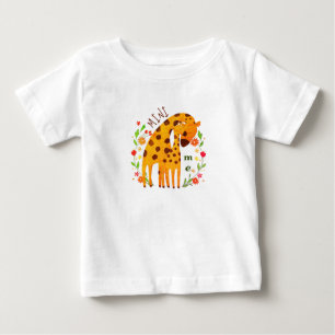 Mini Me - Mamma och Baby Giraffe T-Shirt