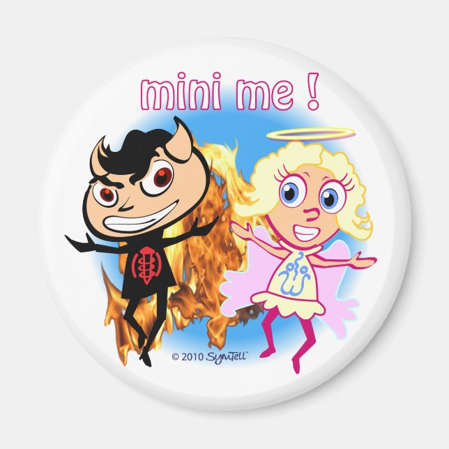 Mini Me! Naughty Boy and Nice Girl Magnet (Framsidan)