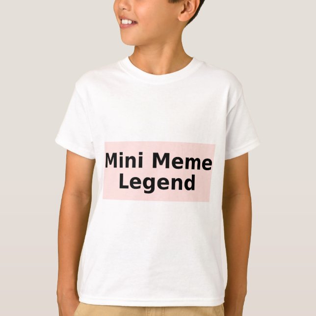 Mini Meme Legend Kids' T-Shirt (Framsida)