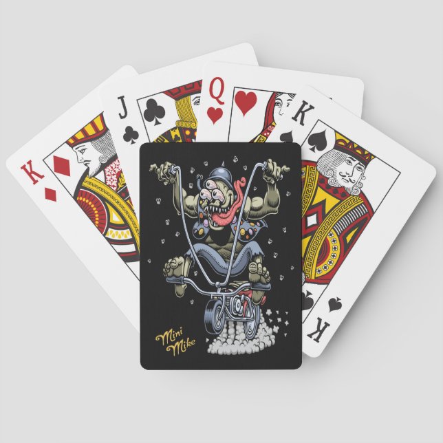 Mini- Mike Spelkort (Baksidan)