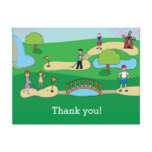 Mini Miniature Golf Birthday Tack