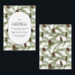 Mini Modern Arch Winter Gräs Cone God jul Anteckningskort<br><div class="desc">Vilket bättre sätt att sprida helgdag gladare än med vårt Mini Modern Arch Winter Gräs Cone God jul Note Card? Det här vackra 3, 5 x 2, 5-kortet har en modern vintergrön mönster av vinter-fir-koner och grön energi, bakom det högformade indraget med dina semesterhälsningar. "Merry" i ord är elegant skrivet...</div>
