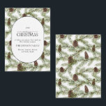 Mini Modern Arch Winter Gräs Cone God jul Anteckningskort<br><div class="desc">Vilket bättre sätt att sprida helgdag gladare än med vårt Mini Modern Arch Winter Gräs Cone God jul Note Card? Det här vackra 3, 5 x 2, 5-kortet har en modern vintergrön mönster av vinter-fir-koner och grön energi, bakom det högformade indraget med dina semesterhälsningar. "Merry" i ord är elegant skrivet...</div>