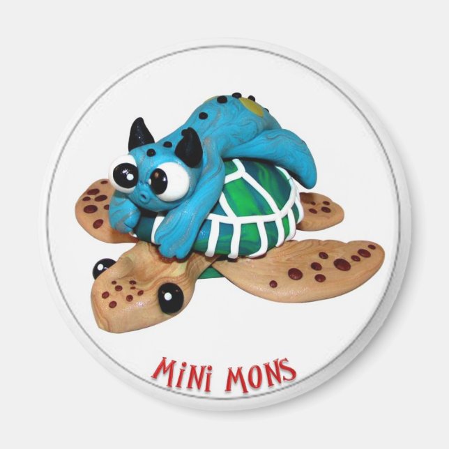 Mini Mons "Take a Ride" Magnet (Framsidan)