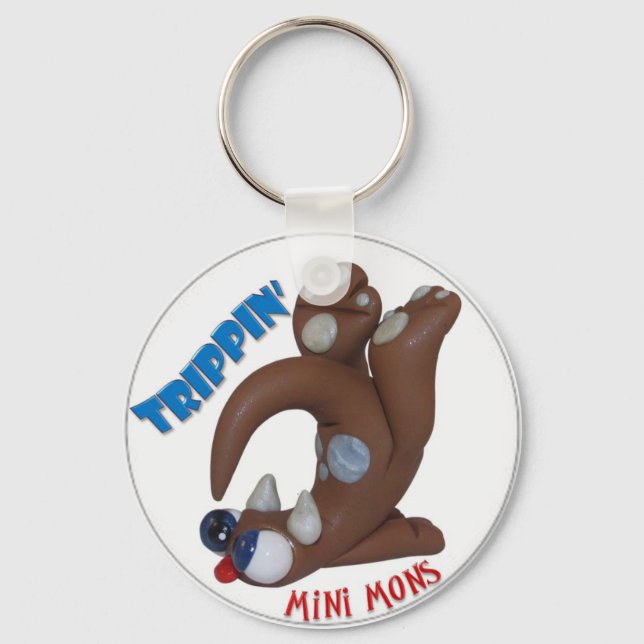 Mini Mons "Trippin" Nyckel-chain Nyckelring (Framsida)