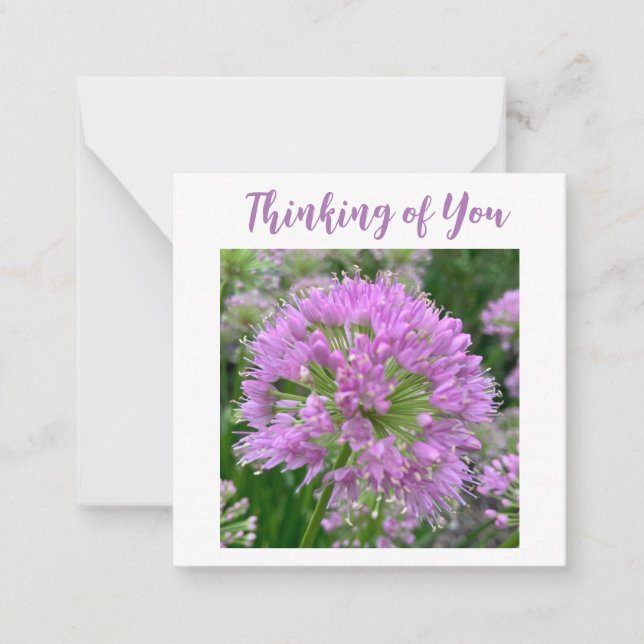 Mini noterar att du tänker på dig själv anteckningskort (Framsida)