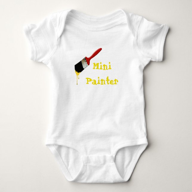 Mini Painter Bodydräkt Tee Shirt (Framsida)