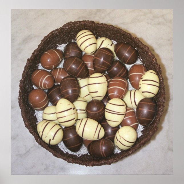 Mini-Påskägg i chokladbod Poster (Framsidan)