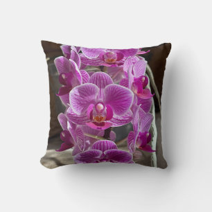 Mini Phalaenopsis Sogo Vivien Lila Orchid Flower Kudde