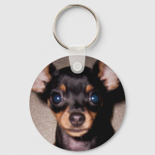 mini- pinscher. nyckelring