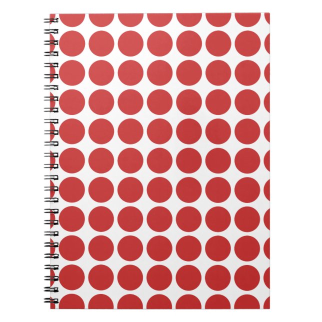 Mini Polka dots bärbar dator Anteckningsbok (Framsidan)
