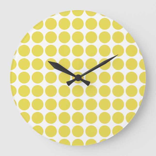 Mini Polka dots Wall Clock Stor Klocka (Framsida)