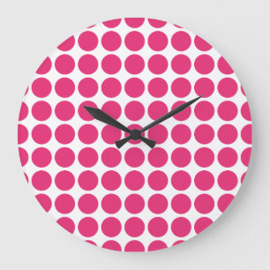 Mini Polka dots Wall Clock Stor Klocka