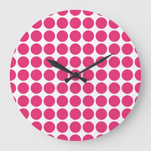 Mini Polka dots Wall Clock Stor Klocka (Framsida)
