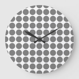 Mini Polka dots Wall Clock Stor Klocka